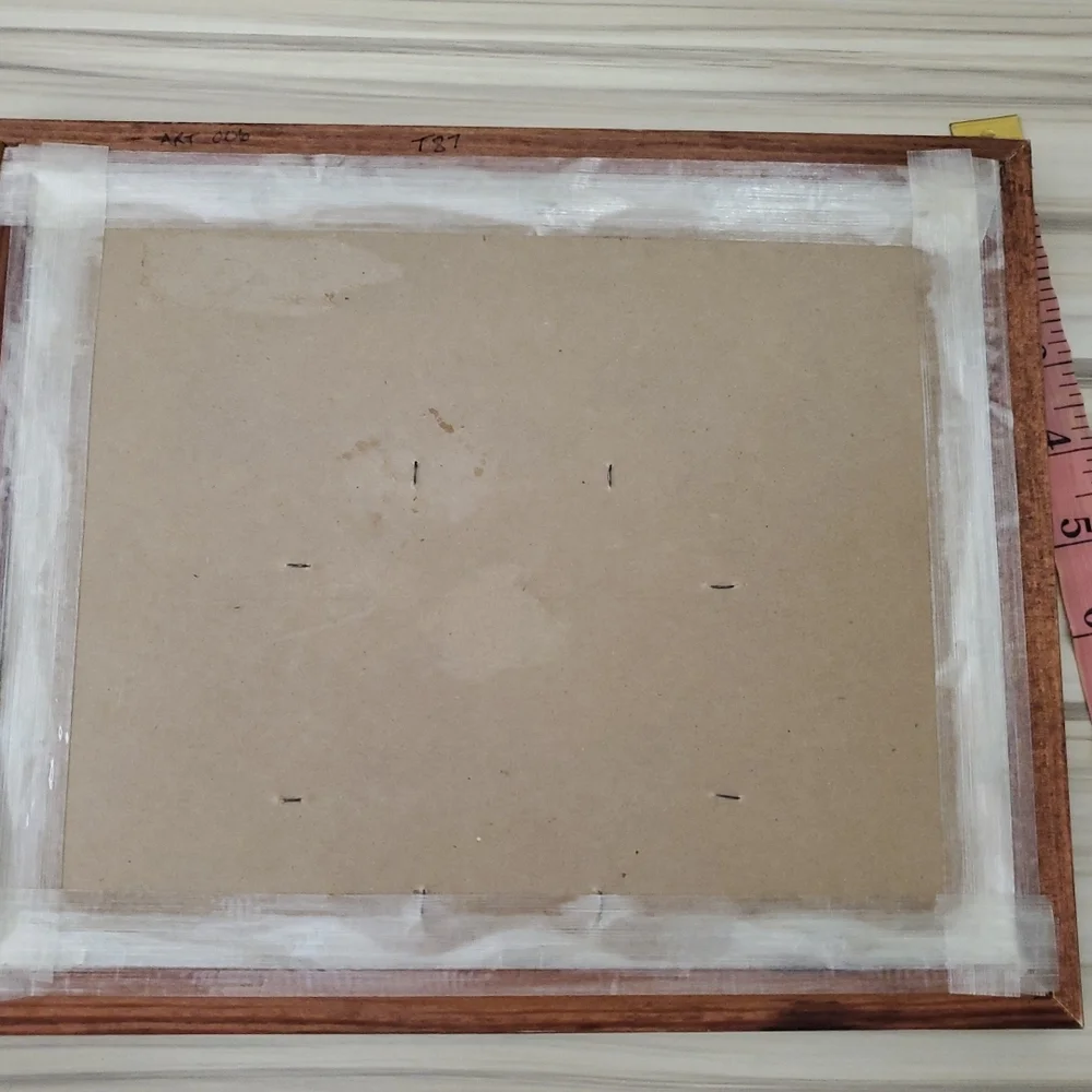 Framed Nature Collage with Brown and Purple Accents - Picture 6 of 6